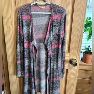 Women’s open front sweater